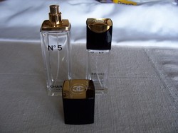 Chanel parfümös üvegek (eau de toilette Chanel 5, vaporisateur)