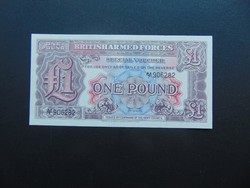 1 pound Anglia katonai pénz UNC !!!