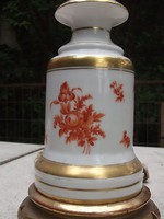 Rare beautiful antique porcelain table lamp 61 cm!