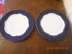 Zsolnay Pompadour barokk lapos tányér 2 db. 