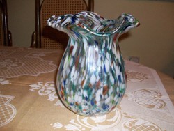 Beautiful Murano glass vase 18 cm