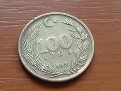 TÖRÖK 100 LÍRA 1989 S+V