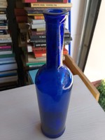 Kék üveg 33 cm magas.500.-Ft