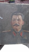 Olaj festmény Sztálin