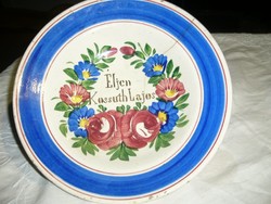 "Éljen Kossuth Lajos" apátfalvi tányér
