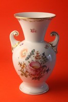 Herendi porcelán váza virág díszítéssel