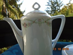 1899 Eichwald kézzel számozott szecessziós girlandos tea kiöntő