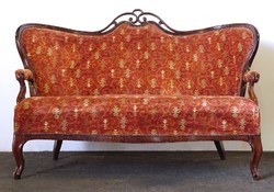 0T463 Antik neobarokk karfás kanapé 170 cm