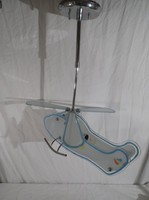 CSILLÁR  - ÜVEG -  HELIKOPTER -  53 x 48 cm - HIBÁTLAN