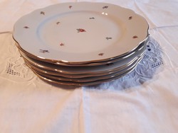 Zsolnay sokvirágos lapos tányér (6 db)