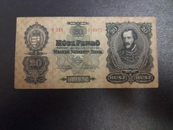 Viseltes 20 pengő, 1930.