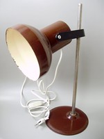 Retro csokibarna szarvasi fém lámpa,íróasztal,olvasó lámpa