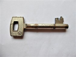 RITKA Szerencsehozó kulcs NÉGY LEVELŰ LÓHERE jelzés, Régi kulcs négy levelű lóhere, Antik Kulcs 