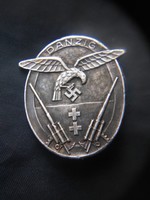 2.világháborús német kitüntetés a danzigi lengyelországi hadjáratra adták.RITKA.