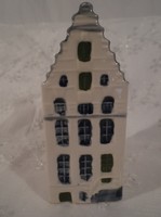 Porcelán - házikó - JELZETT - holland kézimunka, 11 x 5.5 x 4.5 cm