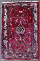 0R799 Régi iráni gyapjú szőnyeg 105 x 170 cm