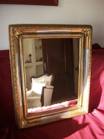 Antik bieder fali tükör restaurálva