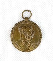 0T824 Ferencz József bronz kitüntetés 1848 - 1898