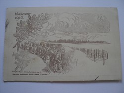 Karácsonyi tábori posta levelezőlap /1916/