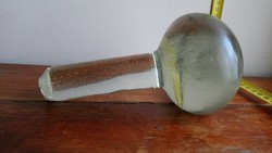 Frosted glass mortar (canvas trowel?)