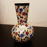 Városlőd váza Hajdúszoboszlói emlék feliratos