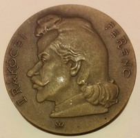 Madarassy walter (1909-1994) 1976.It was Franciscan Rákóczi bronze medal of 1676-1976, size: 42,5mm