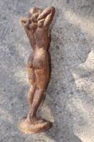 Nice large maugs Gyula work 38cm nude iron statue lady cast iron