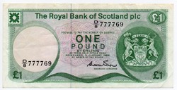 Skócia 1 skót Font, 1985