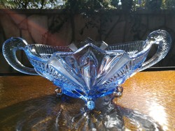 ART DECO BROCKWITZ KÉK HALAS KÍNÁLÓ TÁL