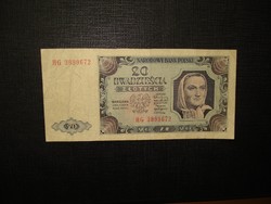 Lengyelország 20 zloty 1948 Ritkább!