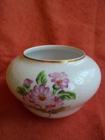 Herendi porcelán virágos váza
