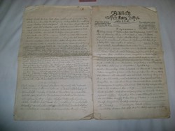Kézzel írt egyházi jegyzókönyv 1921-ből - szlovák nyelvű
