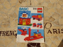 Lego 510 építési mutató szép állapotban