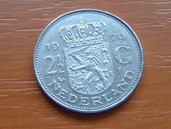 HOLLAND 2 1/2 GULDEN 1970 COCK  S+V