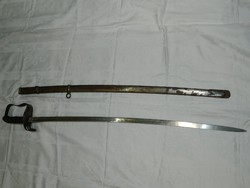 M 1861 típusú kard fellelt állapotban eredeti hüvellyel.