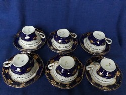 Zsolnay Pompadour teás készlet