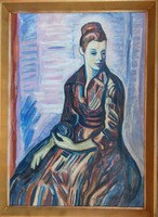 Vén Emil Női portré