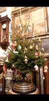 RITKASÁG!!! Antik zenélő karácsonyfa talp az 1800-as évekből