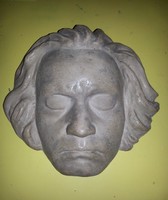 Csapváry-Csapek Károly Beethoven kerámia fali maszk