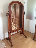 Tükör antik bécsi barokk álló tükör 