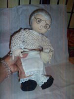 Retro textile doll