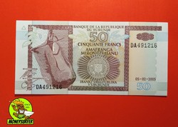 Burundi 50 frank 2005 UNC