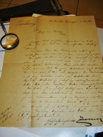 Muzeális Zsolnay levél Vasváry Györgynek címezve Zsolnay Miklós sk. aláírásával 