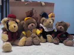 4 db karakter maci (The Teddy Bear Collection) FOGLALT! Laurentroux részére