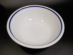 Kék szegélyes Zsolnay gulyás tányér 