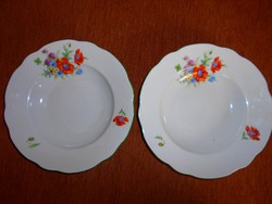  Zsolnay  tányér pipacs-búzavirág  mintával 1100 Ft/ db