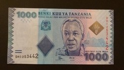 Tanzánia 1000 Schillings UNC 2015