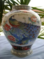 Antik japán  porcelán váza 17.5 cm