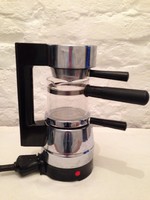 Retro Espresso elektromos kávéfőző, jénai kiöntővel,és zsinorral.