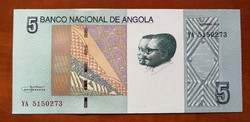 Angola 5 Kwanzas UNC 2012